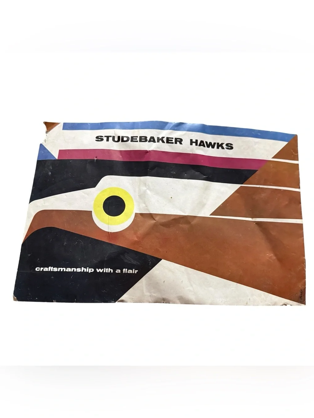 1956 Studebaker Hawk Catalog sales Brochure   Golden Sky Power Flight   in color